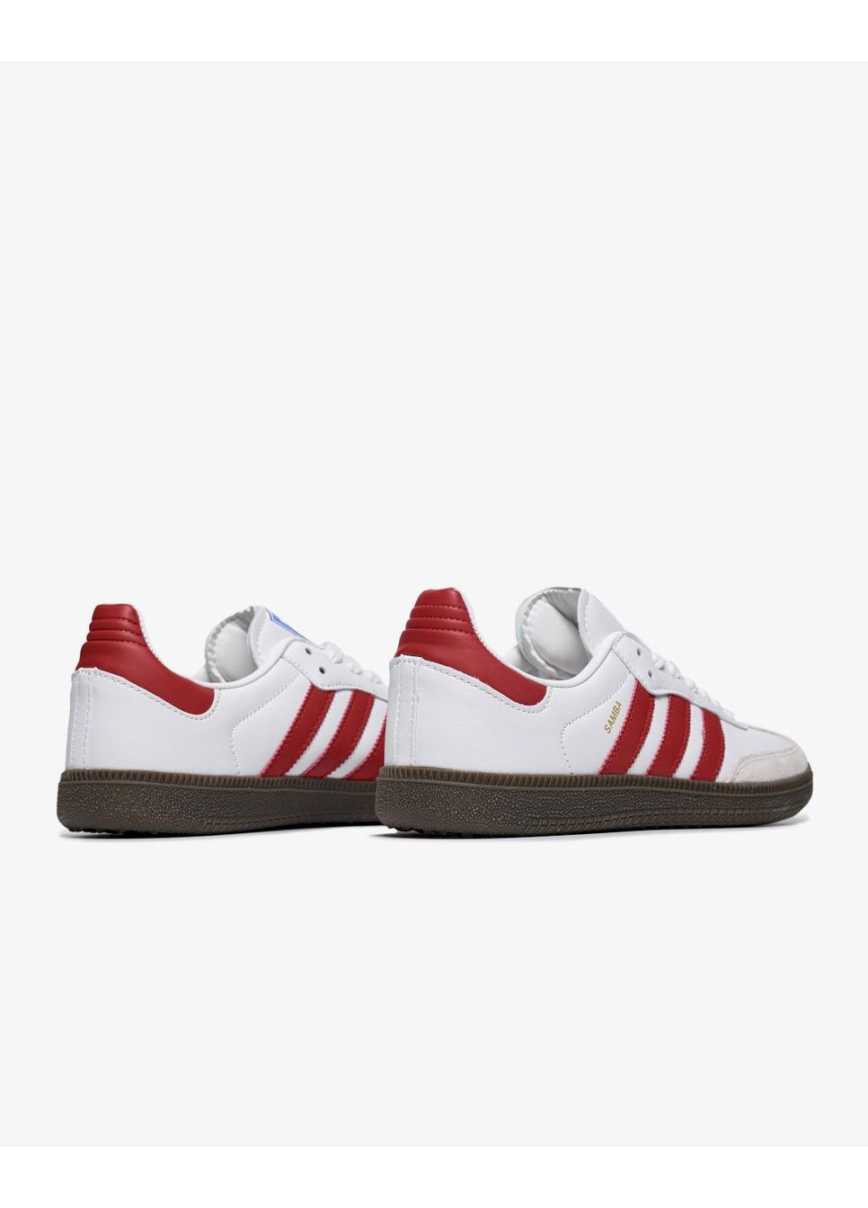 КРОСІВКИ ЖІНОЧІ ADIDAS SAMBA OG WHITE SCARLET АДІДАС САМБА No Brand білі демісезони (367168434)