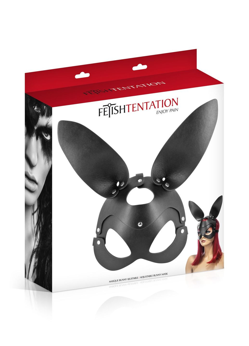 Маска зайчика Adjustable Bunny Mask Fetish Tentation (297587361)