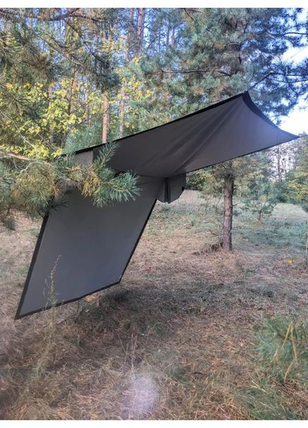 Армійський дощовик для військових, тактиний пончо водонепронекний, намет накидка військова Mil-Tec (361669246)