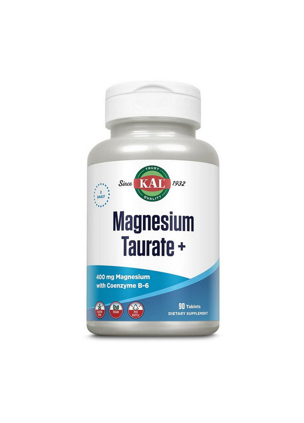 Вітаміни і мінерали Magnesium Taurate + (90 tab) KAL (296191604)