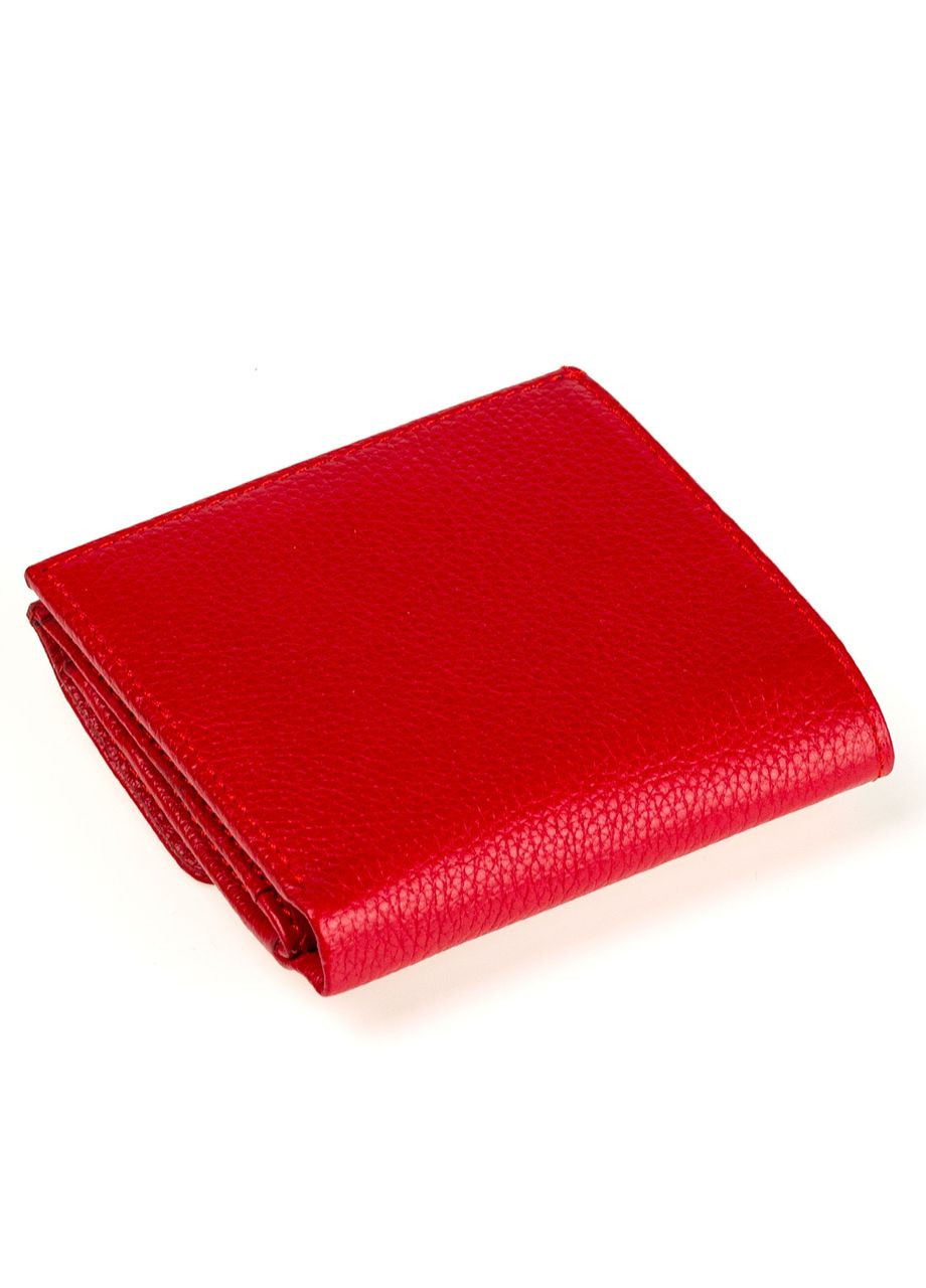 Маленький жіночий гаманець 106646 шкіряний червоний Karya (290891328)