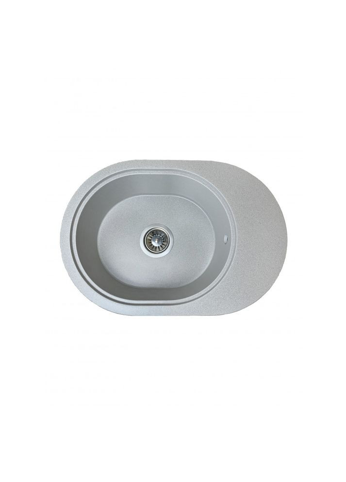 Кухонная мойка гранит 61*42 см OVALE Светлый серый Adamant (371875877)