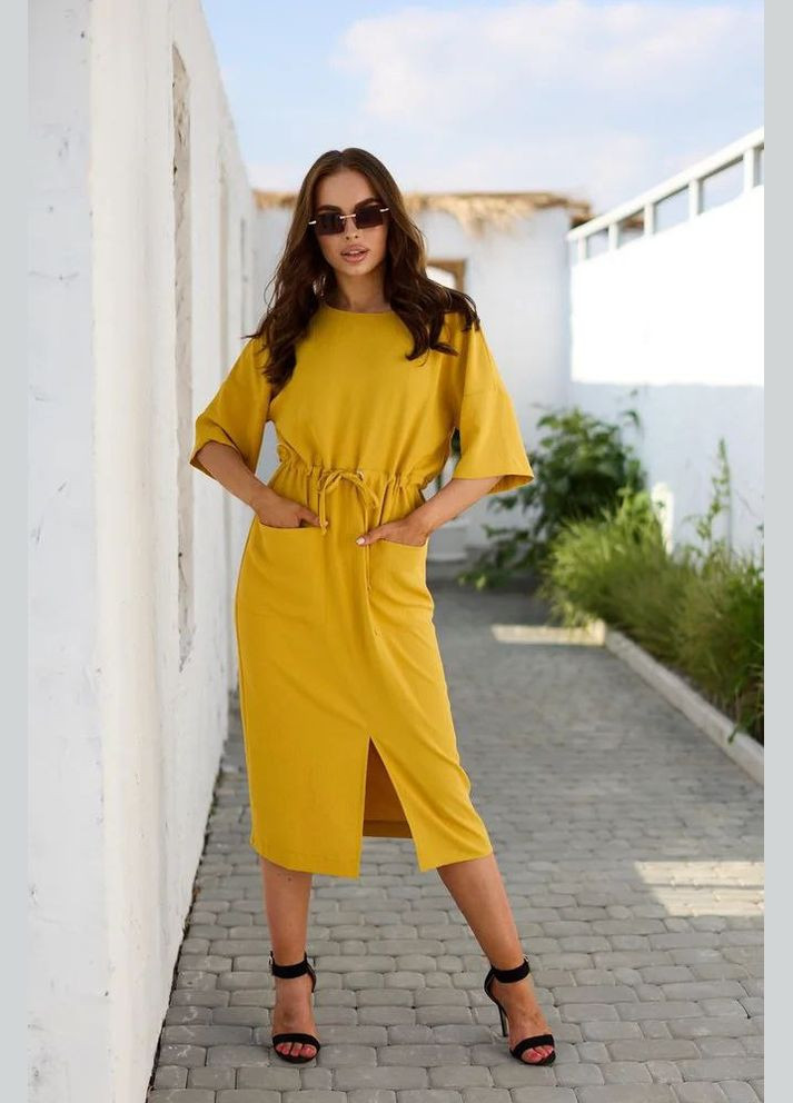 Жовтий повсякденний, кежуал сукня футляр Seventeen