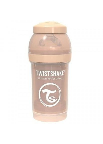 Пляшечка для годування Twistshake антиколиковая 180 мл, бежевая (268144766)