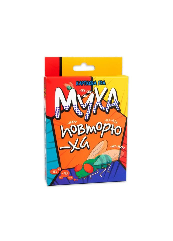 Карткова гра "Муха-повторюха" Stateg 30380 українською мовою Strateg (302887127)