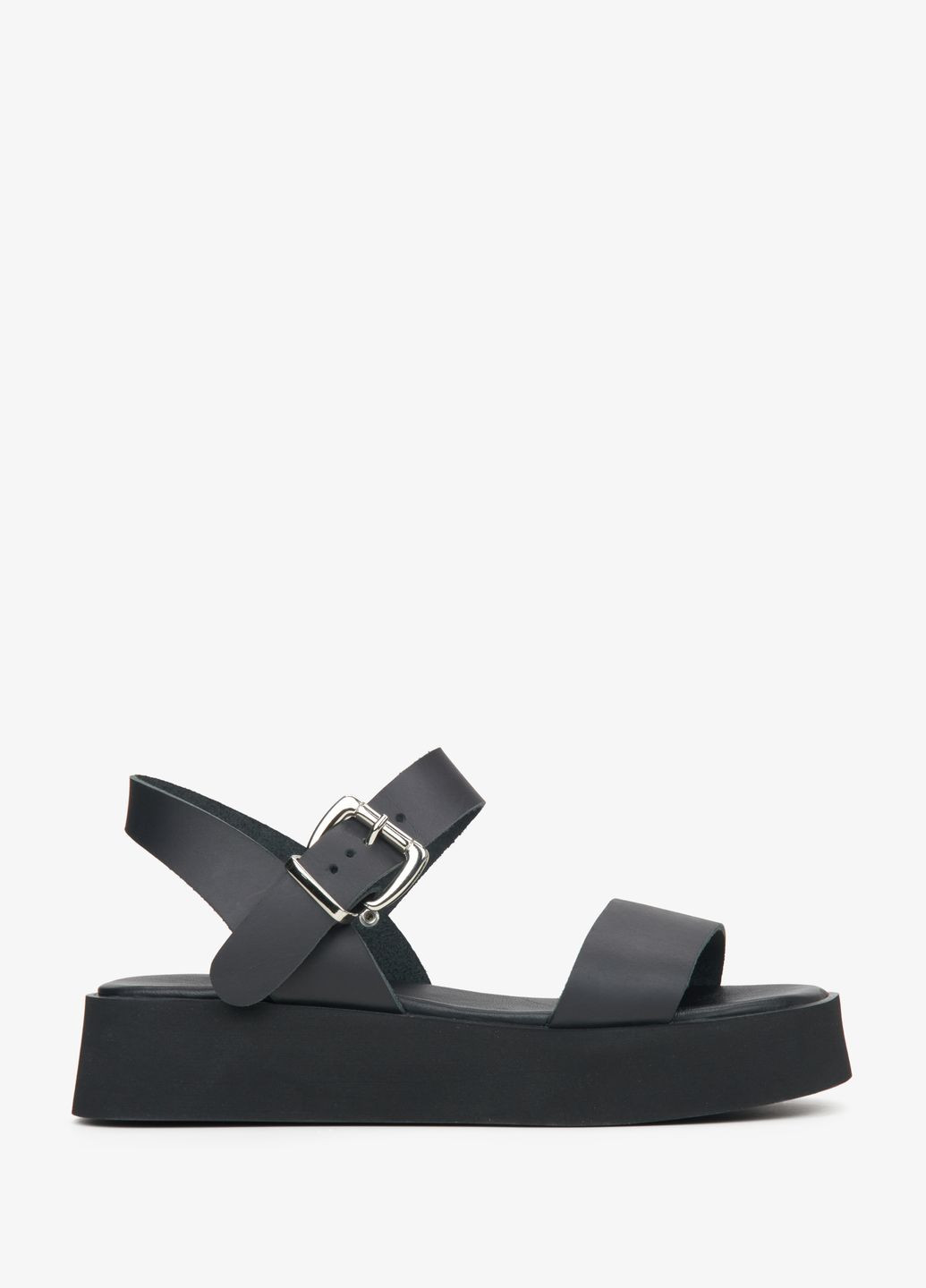 сандалии, цвет черный Estro