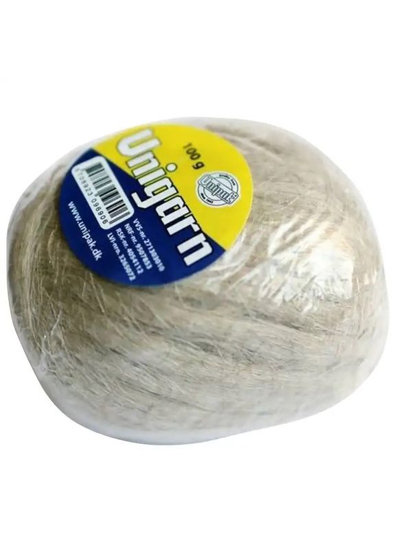 Пакля, лен сантехнический Unigarn 100г (моток) Unipak (299841562)