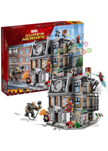 Великий дитячий конструктор супергерої Super Heroes набір фігурок супер герої Людина Павук 1004 деталей Diy (358202843)