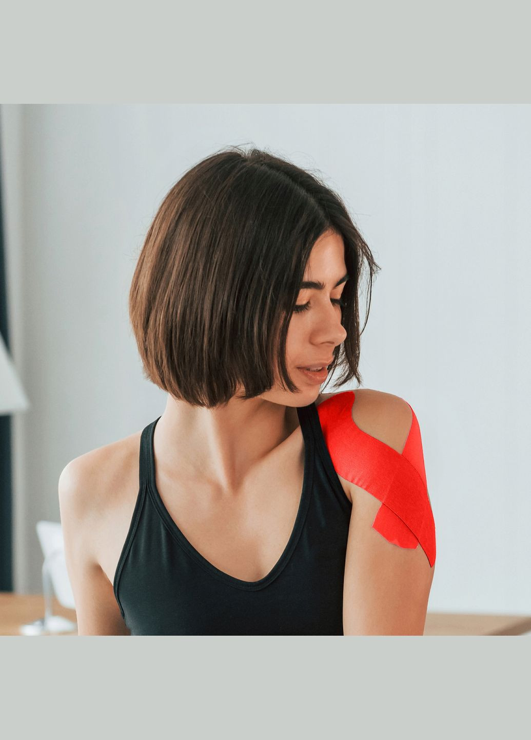 Стрічка кінезіологічна (кінезіо тейп) 5 см x 5 м Red (P-5907739318800) 4FIZJO (301733433)