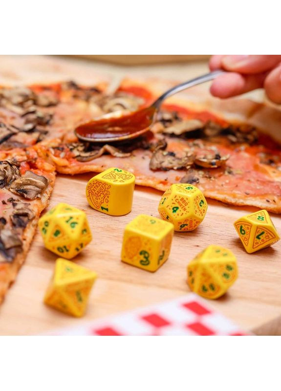 Настольная игра Набор кубиков Pizza Modern Dice Set: Margherita (7) Q-Workshop (371882839)