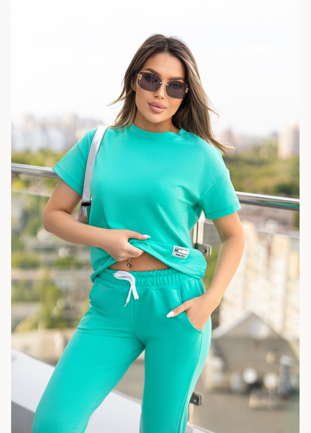 Літній спортивний костюм жіночий Fashion Girl Restart (333655295)