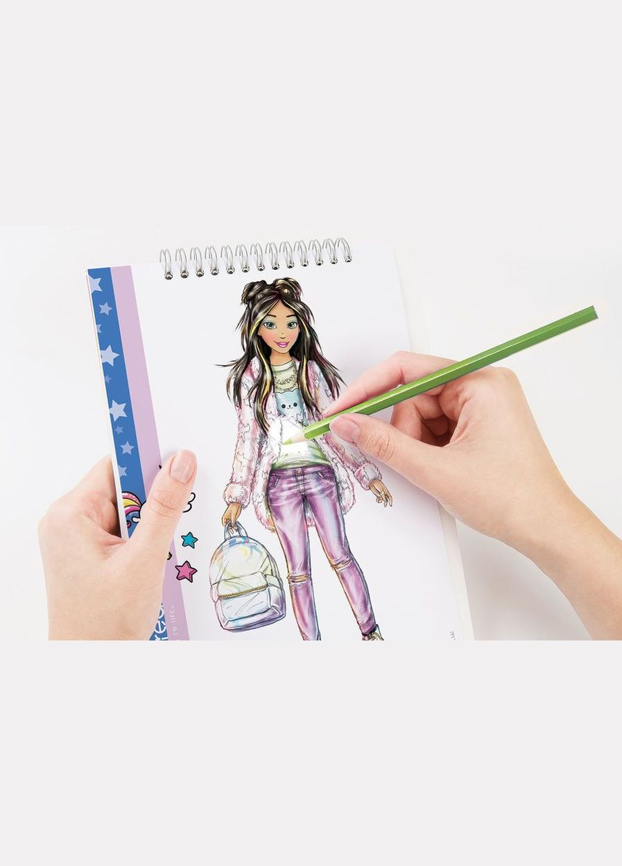 Блокнот c трафаретами Рожева мрія () Make it Real MR3203 (336481294)