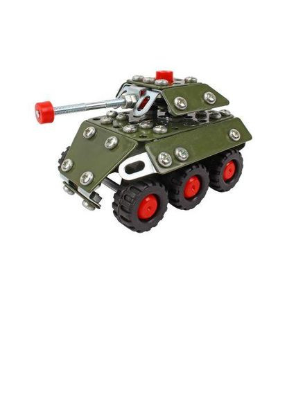 Конструктор металевий "Військова техніка", 430 деталей ТехноК (368771642)