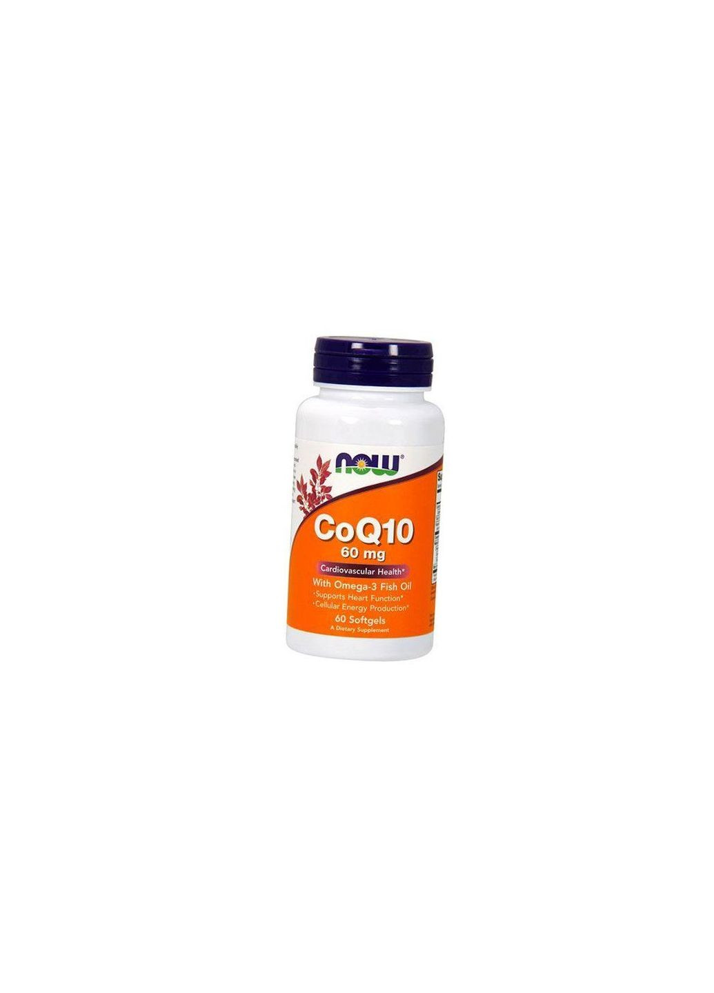 Коэнзим Q10 и Рыбий Жир, CoQ10 60 with Omega 3, 60гелкапс (70128026) Now Foods (322727203)