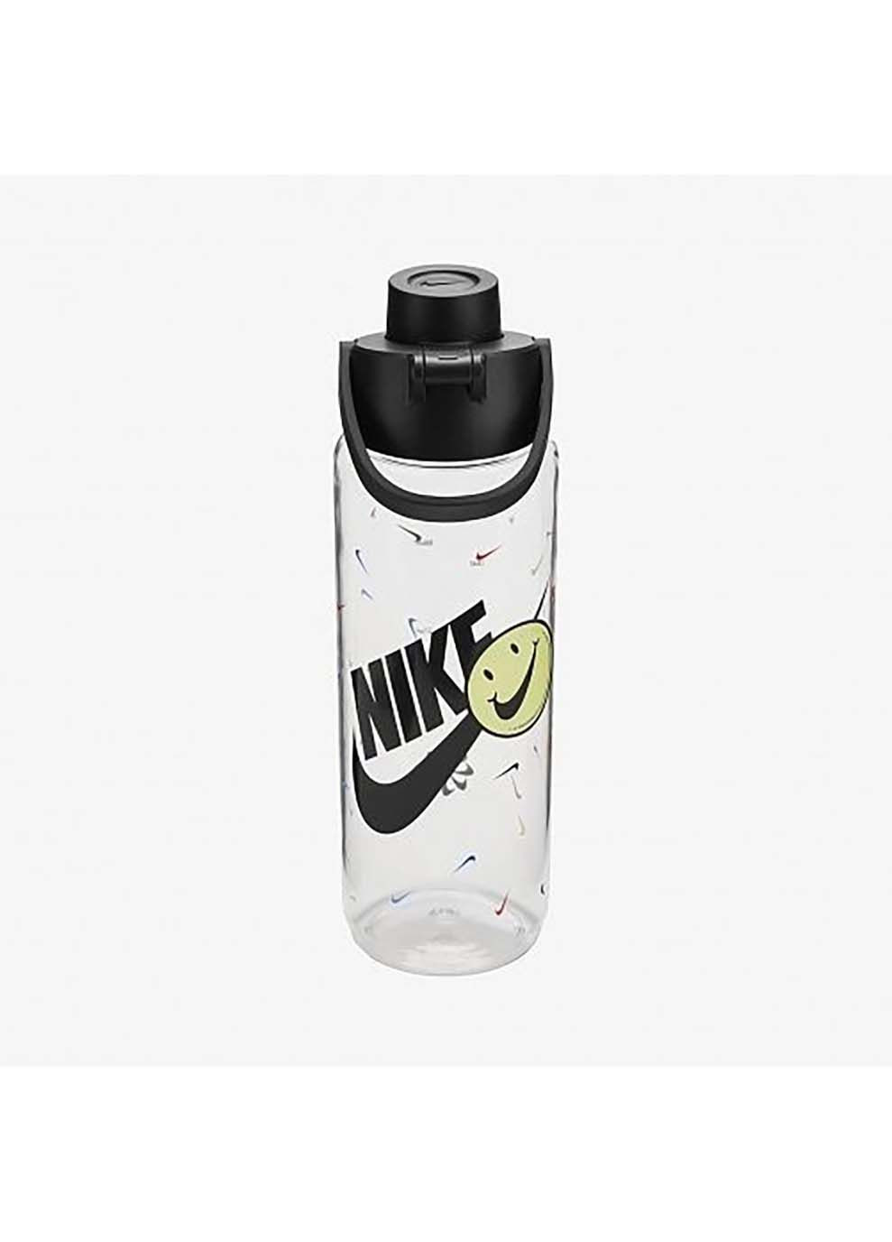Пляшка TR RENEW RECHARGE STRAW BOTTLE 24 OZ Грфічний прозорий, Чорний Уні 709 мл Nike (302290704)