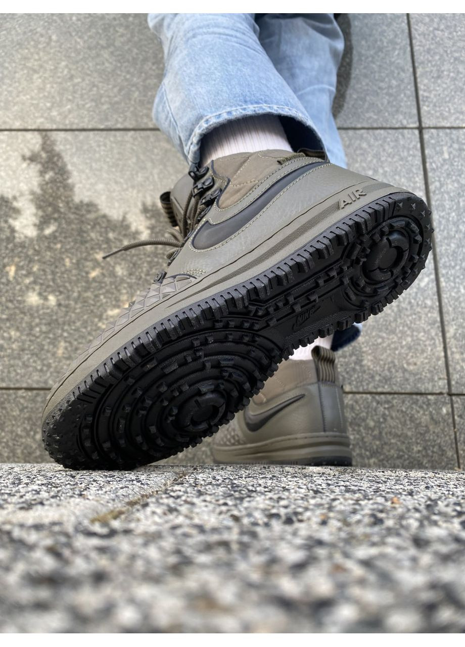 КРОСІВКИ ЖІНОЧІ NIKE DUCKBOOT GREEN НАЙК ДАКБУТ No Brand сірі демісезони (369393205)