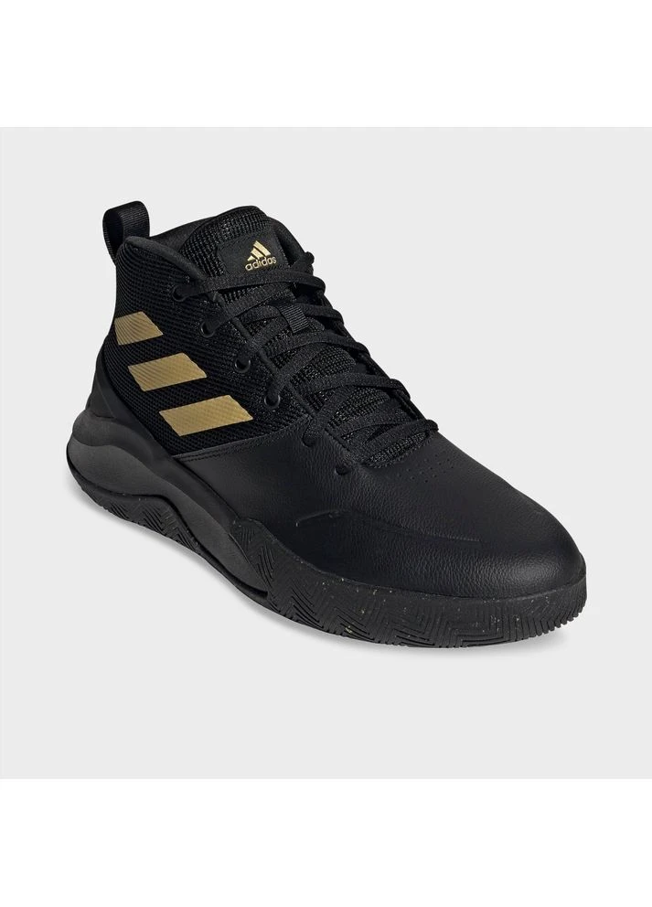 Чорні кросівки ownthegame basketball shoes black fw4562 демісезон adidas