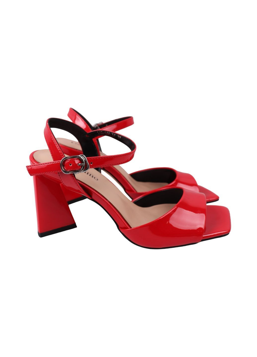 Красные босоножки женские красные на каблуке Gelsomino
