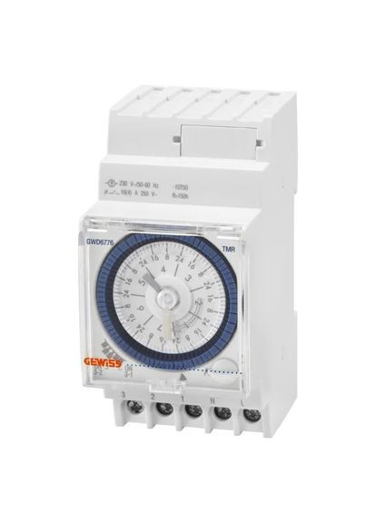 Таймер аналоговый недельный TMR 2,5M GWD6776 GEWISS (340535071)