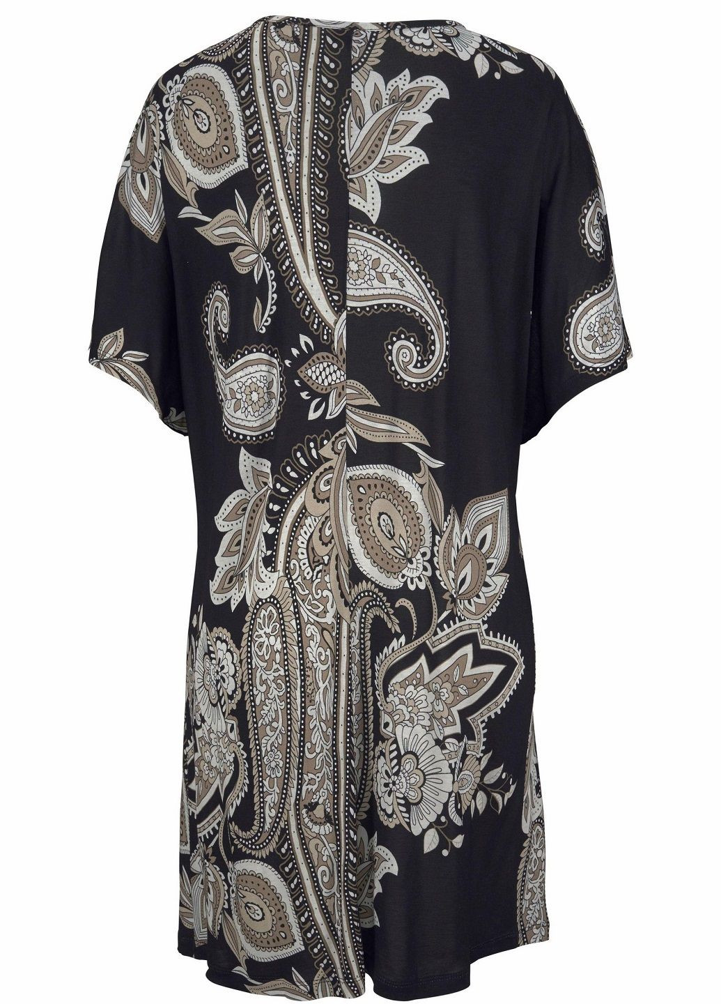 Чорна повсякденний сукня Lascana з квітковим принтом