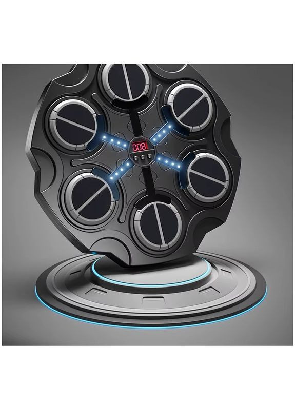 Настенный боксерский тренажер 6 в 1 с перчатками и Bluetooth музыкой No Brand (316630653)