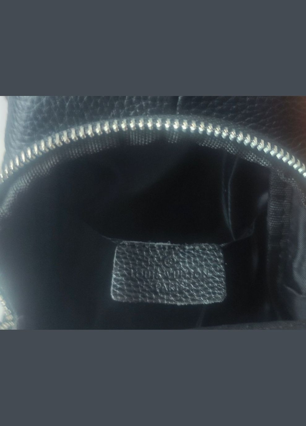 Чоловіча шкіряна сумка слінг black через плече No Brand (328390874)