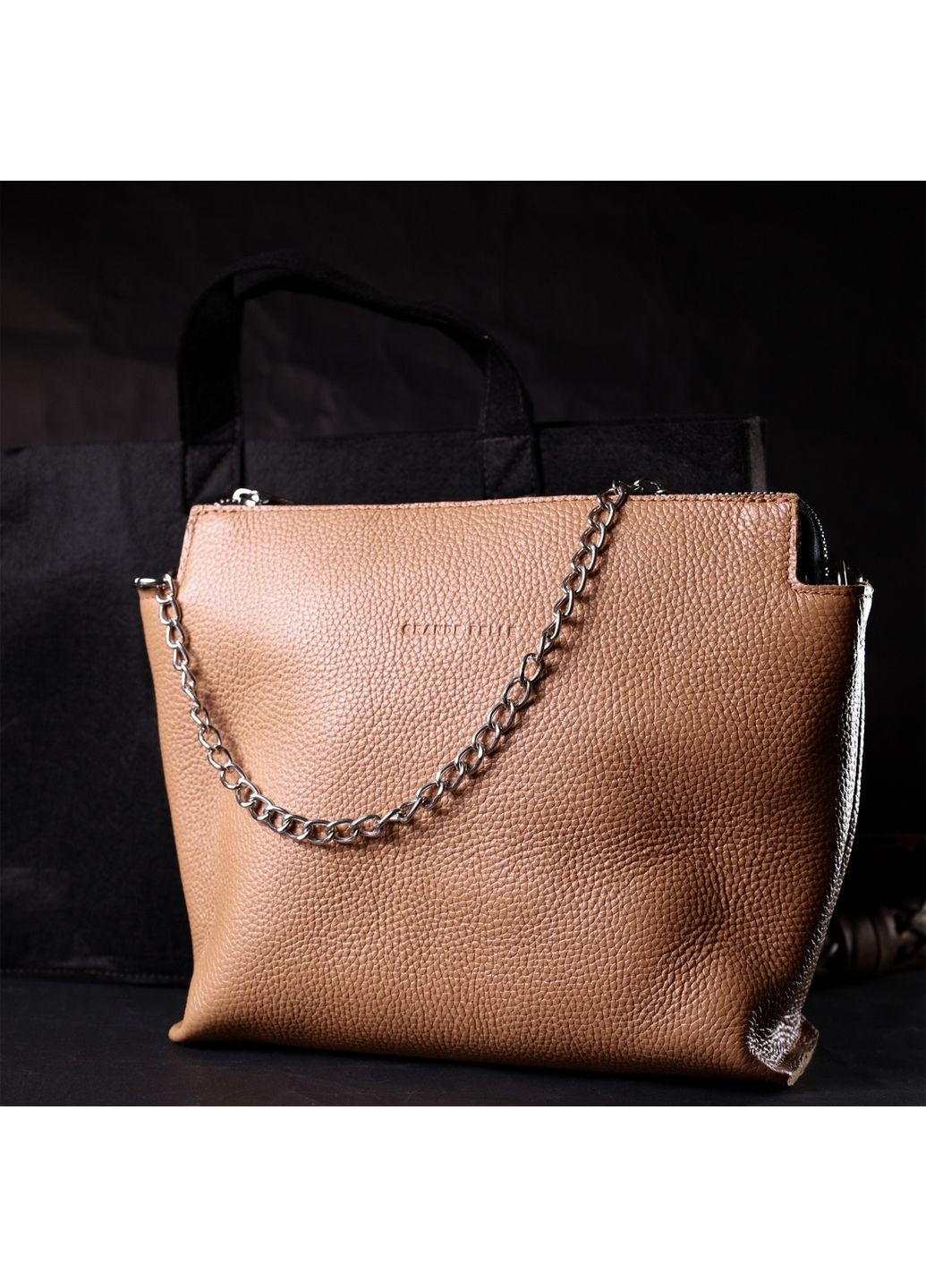 Шкіряна жіноча сумка Grande Pelle (279315235)