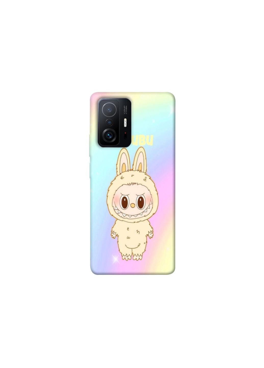 Чехол на Xiaomi 11T / 11T Pro Fluffy Rainbow Labubu Frontalka (352210836)