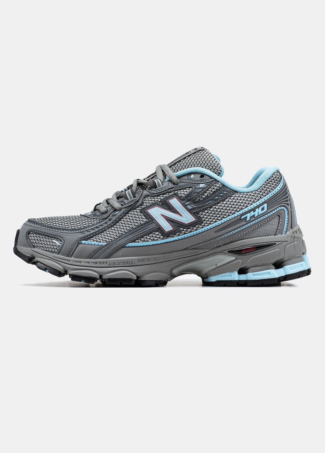 Сірі всесезон кросівки чоловічі new balance 740 grey blue | нью беланс 740 сірі сині No Brand