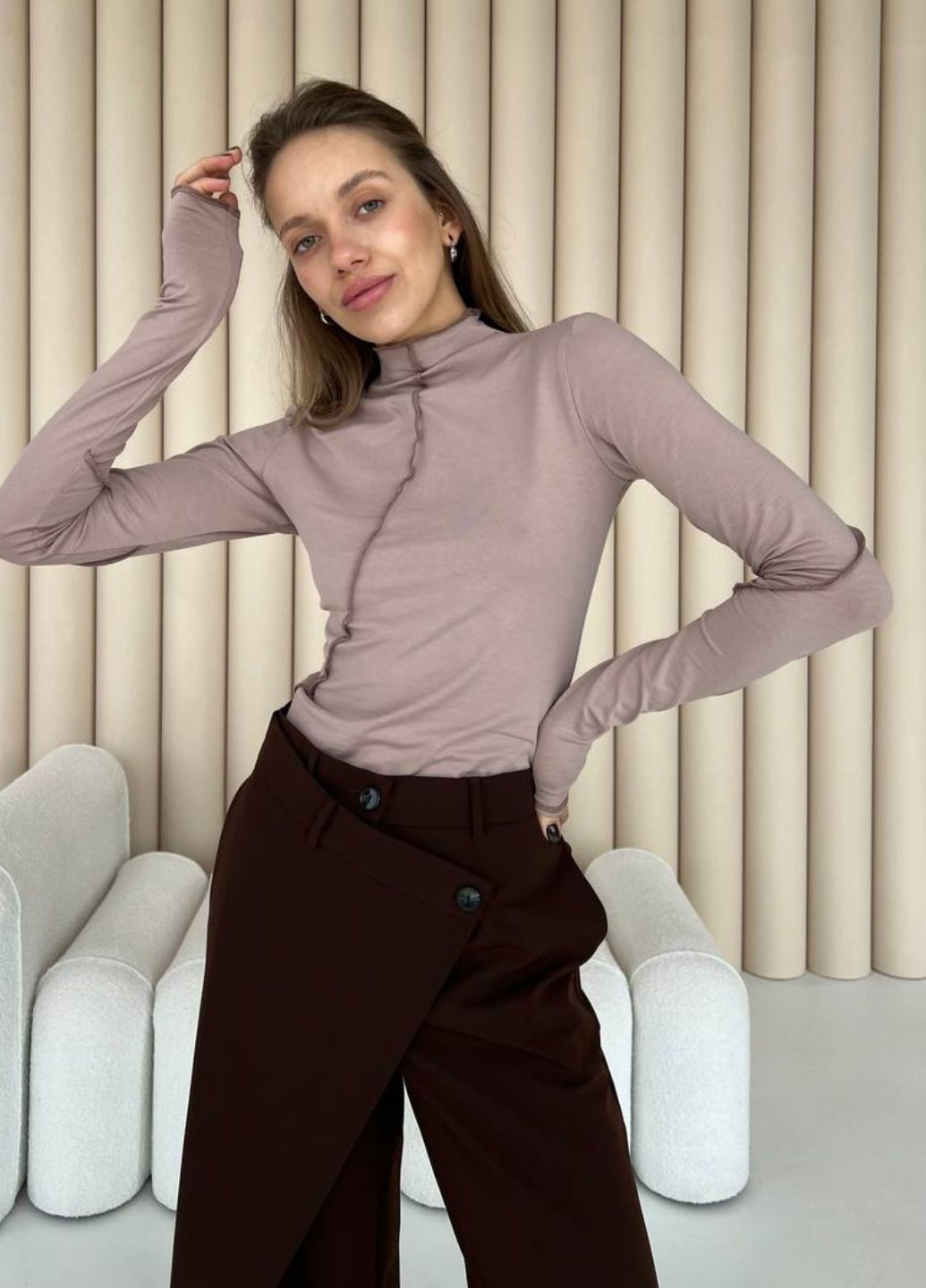 Стильний жіночий лонгслів Tik-Tak (322504627)