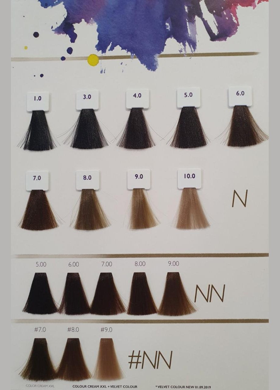 Крем-краска без аммиака VELVET COLOUR 100мл Keen (331016178)