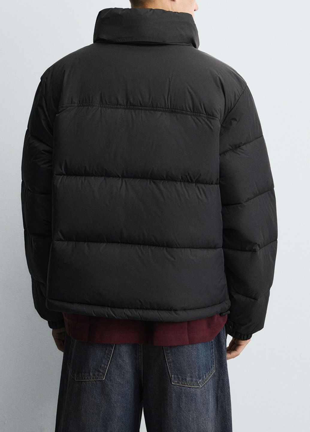 Чорна демісезонна куртка Zara