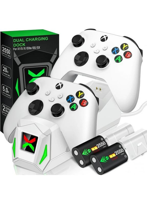 Зарядная станция и аккумуляторы для Xbox One, Xbox Series X|S Q227-BBC white BEBONCOOL (294983678)