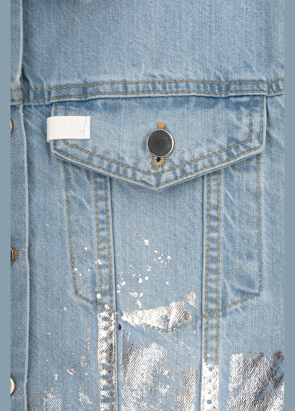Голубая демисезонная куртка джинсовая LocoLoco