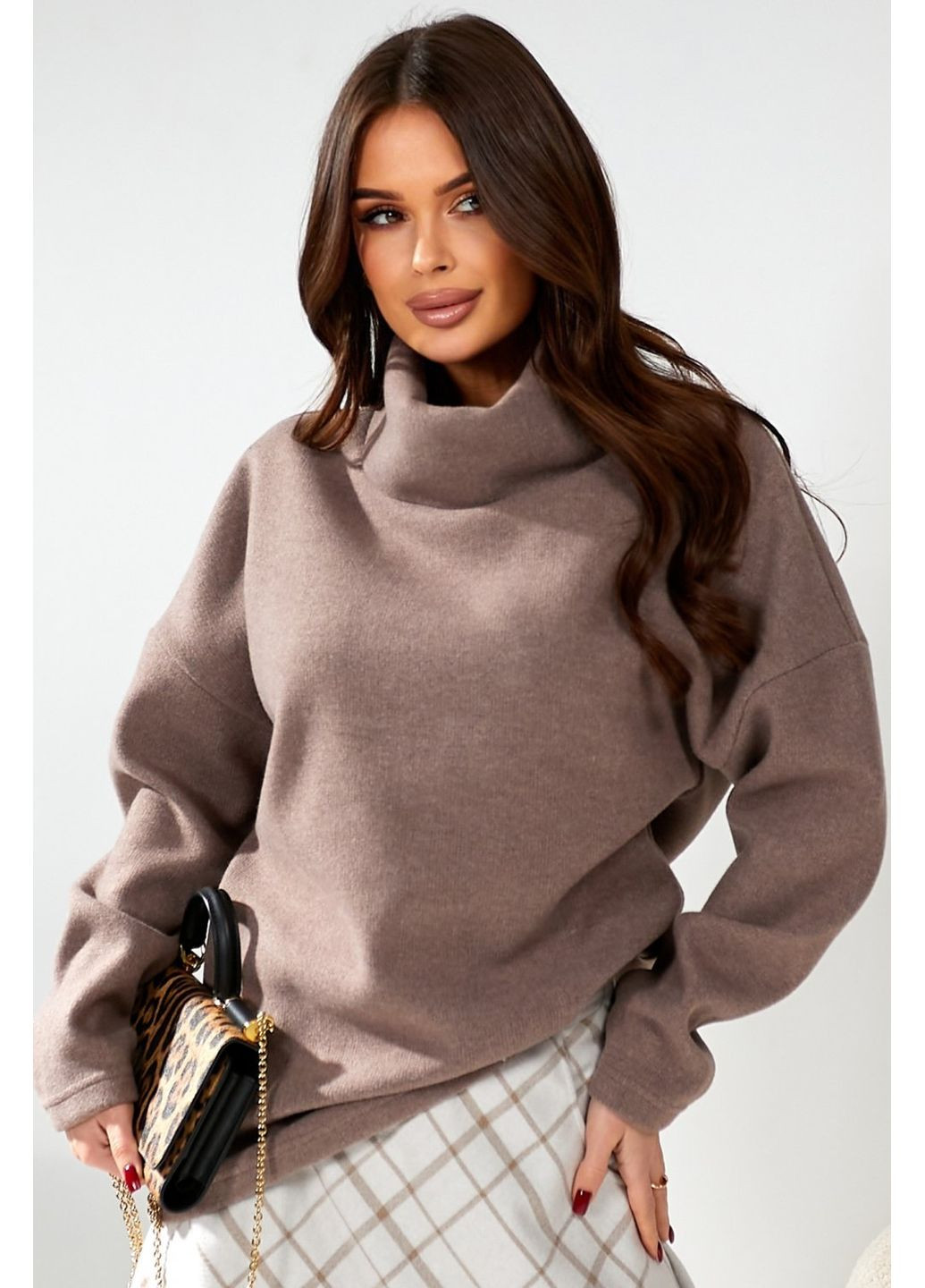 Жіноча тепла туніка з трикотажу ангора (ll187080084) LadyLike (369165459)