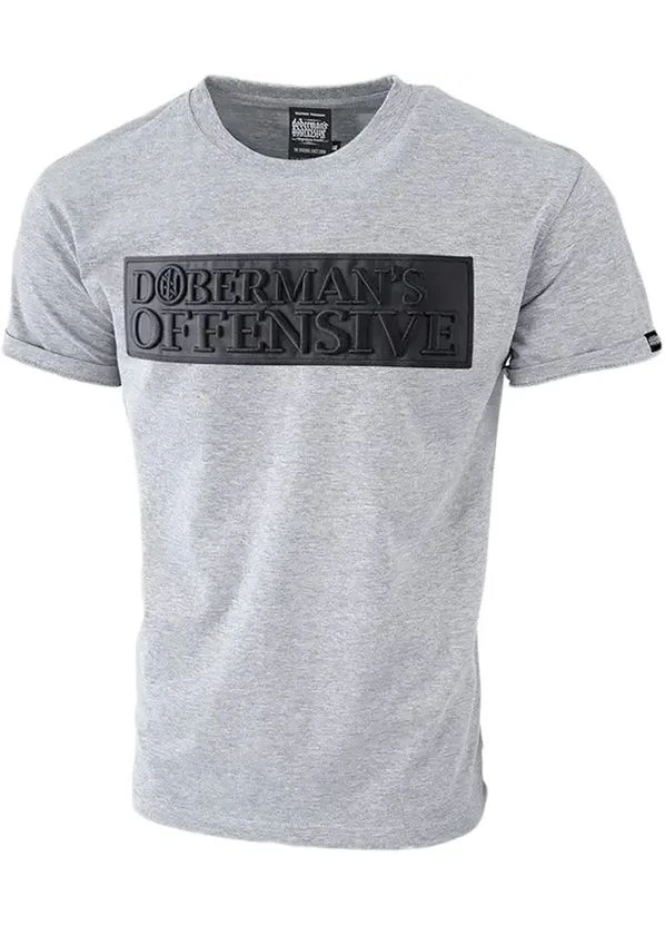 Серая футболка premium offensive ts232egy Dobermans Aggressive