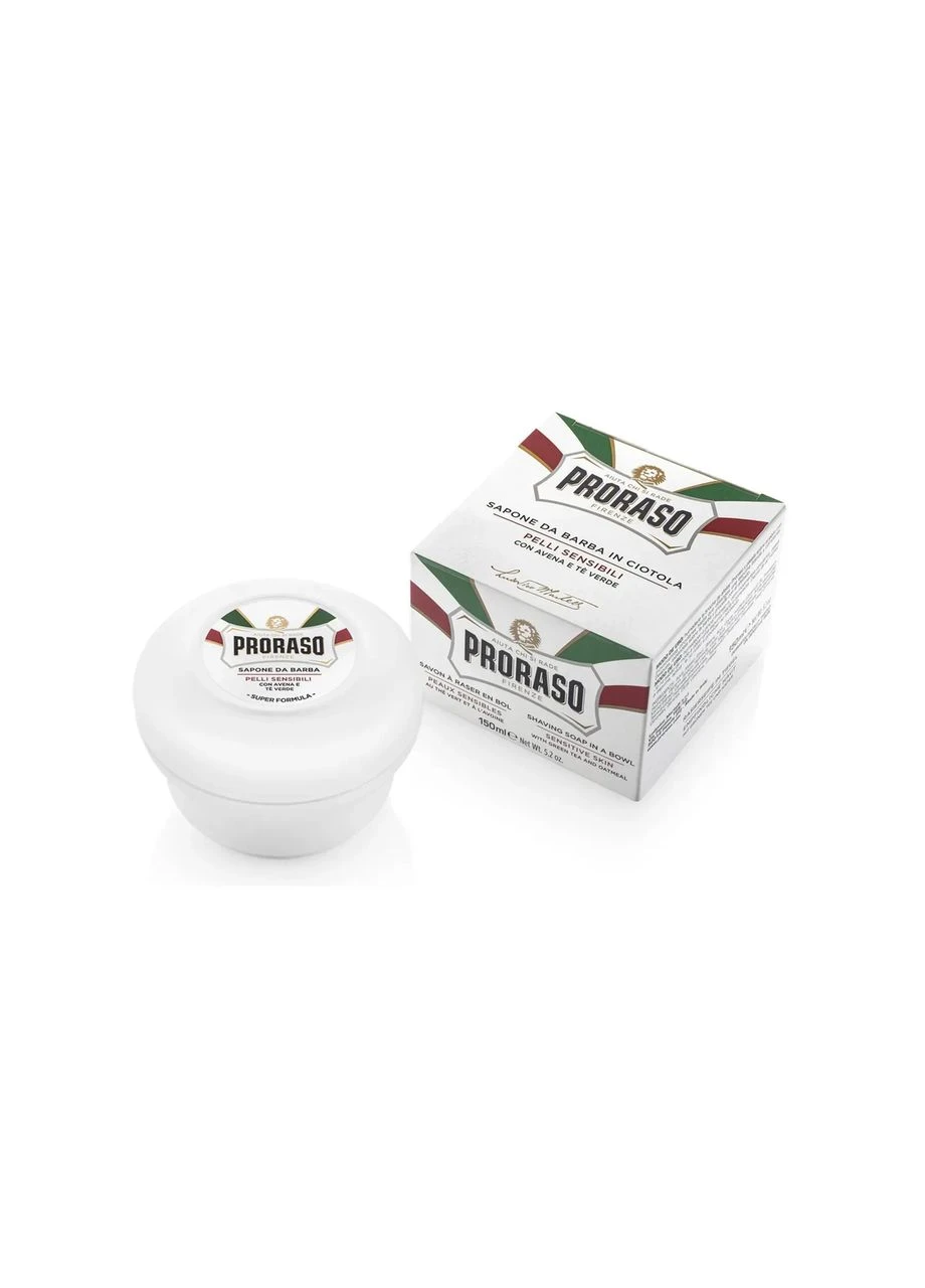 Мило для гоління Shaving Soap Jar Sensitive Green Tea 150 мл для чутливої шкіри Proraso (400129403)