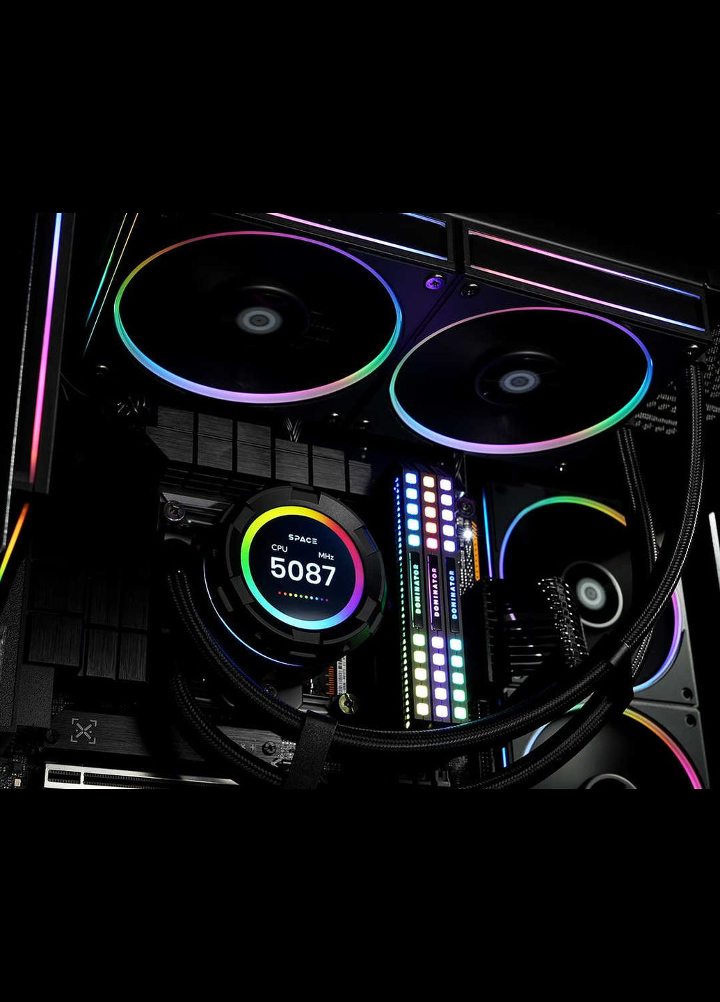 Система водяного охлаждения Space LCD SL240 ID-Cooling (336954493)