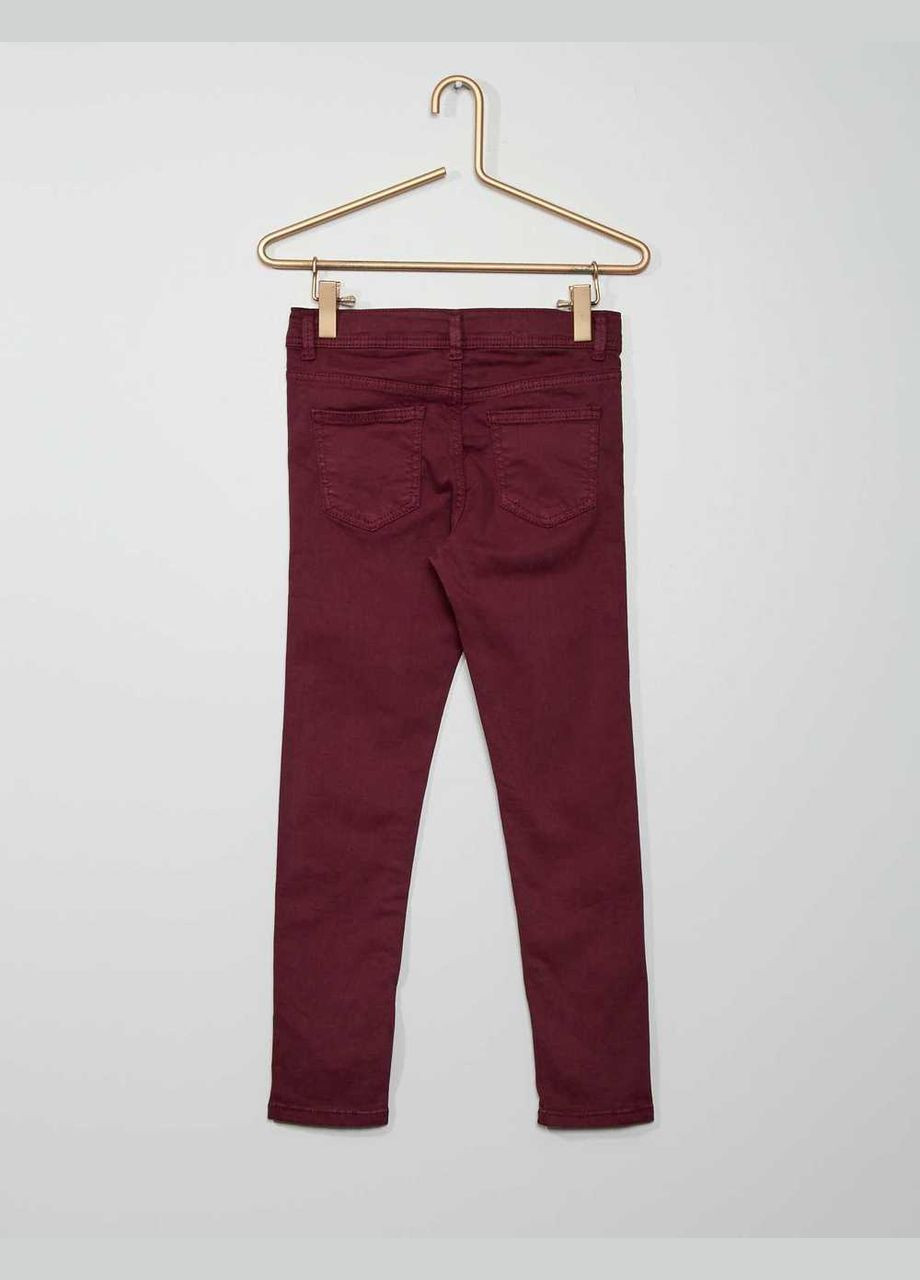 Бордовые джинси skinny демисезон,бордовый, Kiabi