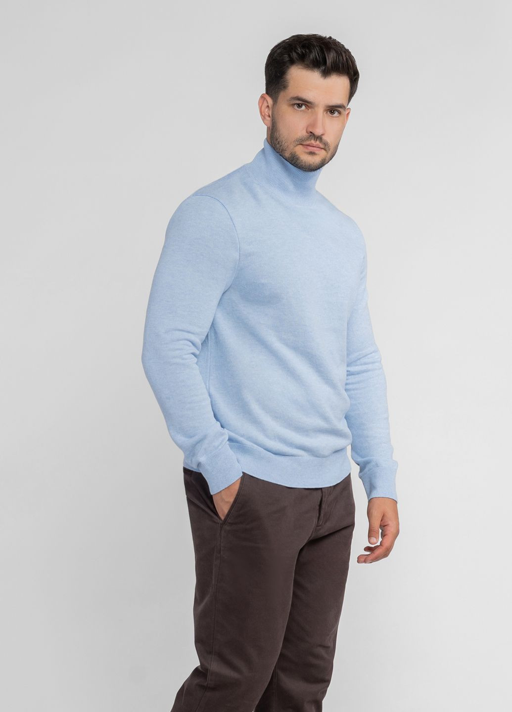 Водолазка мужская голубая Arber T-neck AKS-M-04 (362744349)