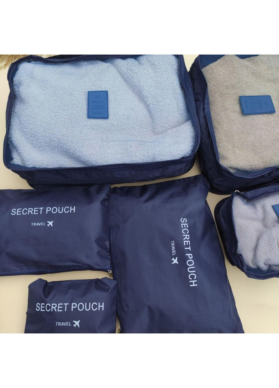 Комплект дорожніх органайзерів 6шт/уп Happy Travel No Brand (369394848)