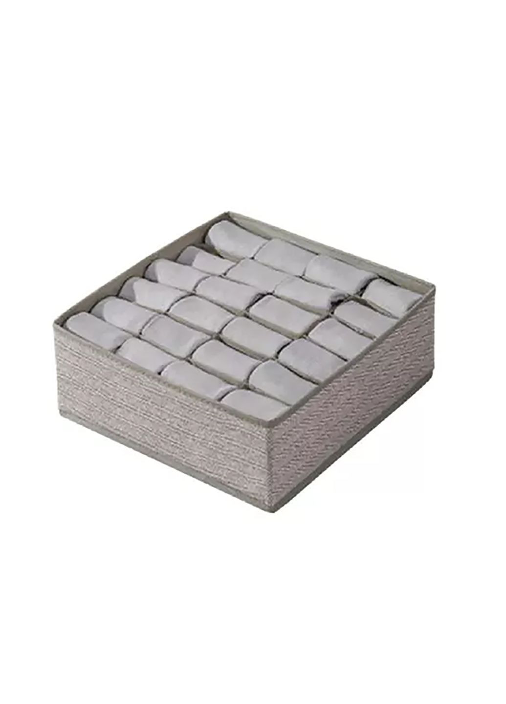 Коробка-органайзер для хранения белья цвет серый ЦБ-00248258 No Brand (286328096)