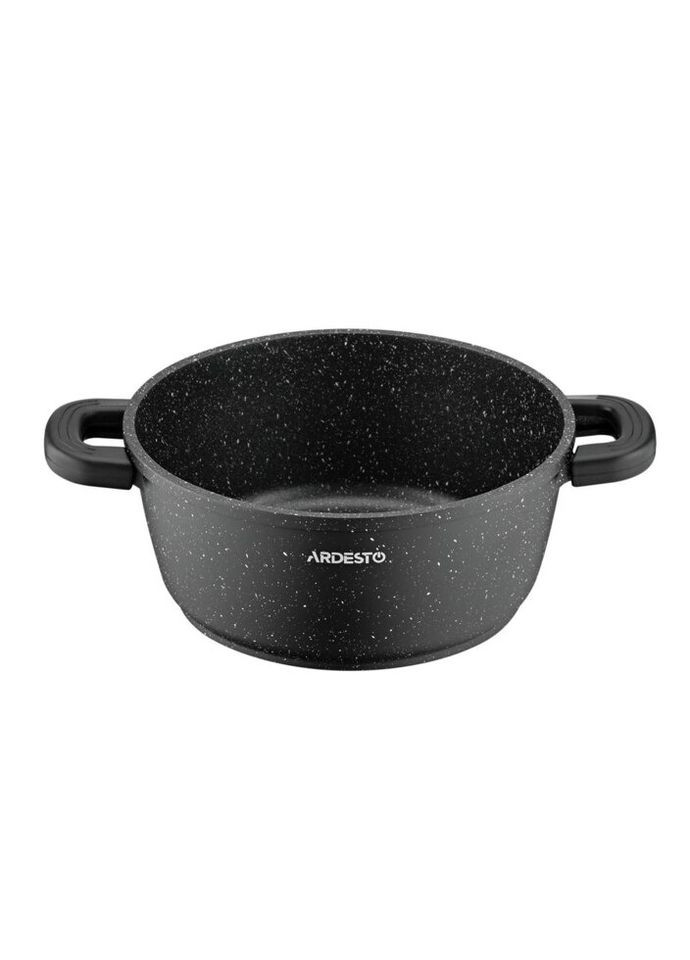 Кастрюля с крышкой Anzio AR2420GE 20 см 2.5 л черная Ardesto (335972650)