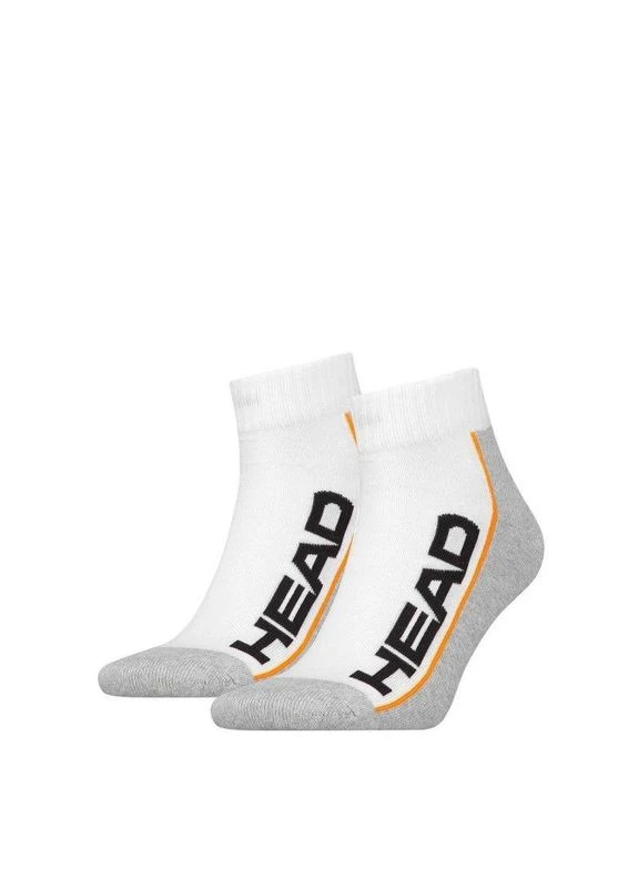 Комбинированные носки stripe quarter 2-pack уни Head (399459266)