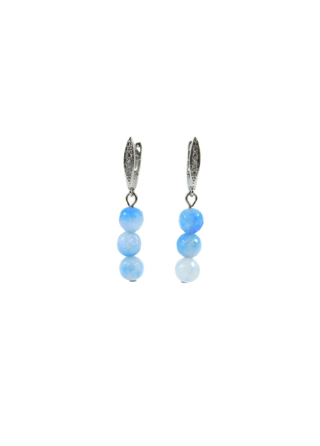 Серьги Агат грань 13.10.02.502 Fursa fashion (315591538)