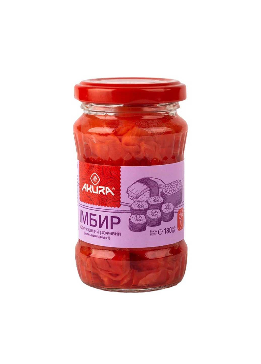 Имбирь маринованный розовый 180 г Akura (295658395)