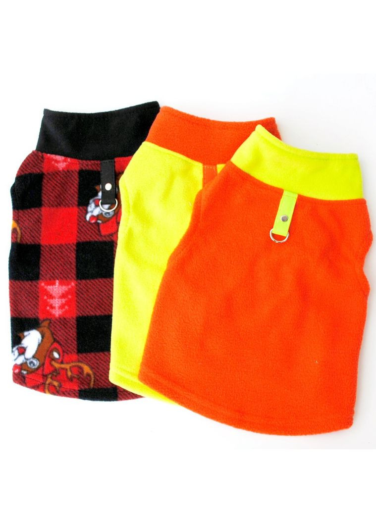 Жилетка для котов и кошек с кольцом Pet Style "Двухцветная" Оранжевая XL No Brand - (323231832)