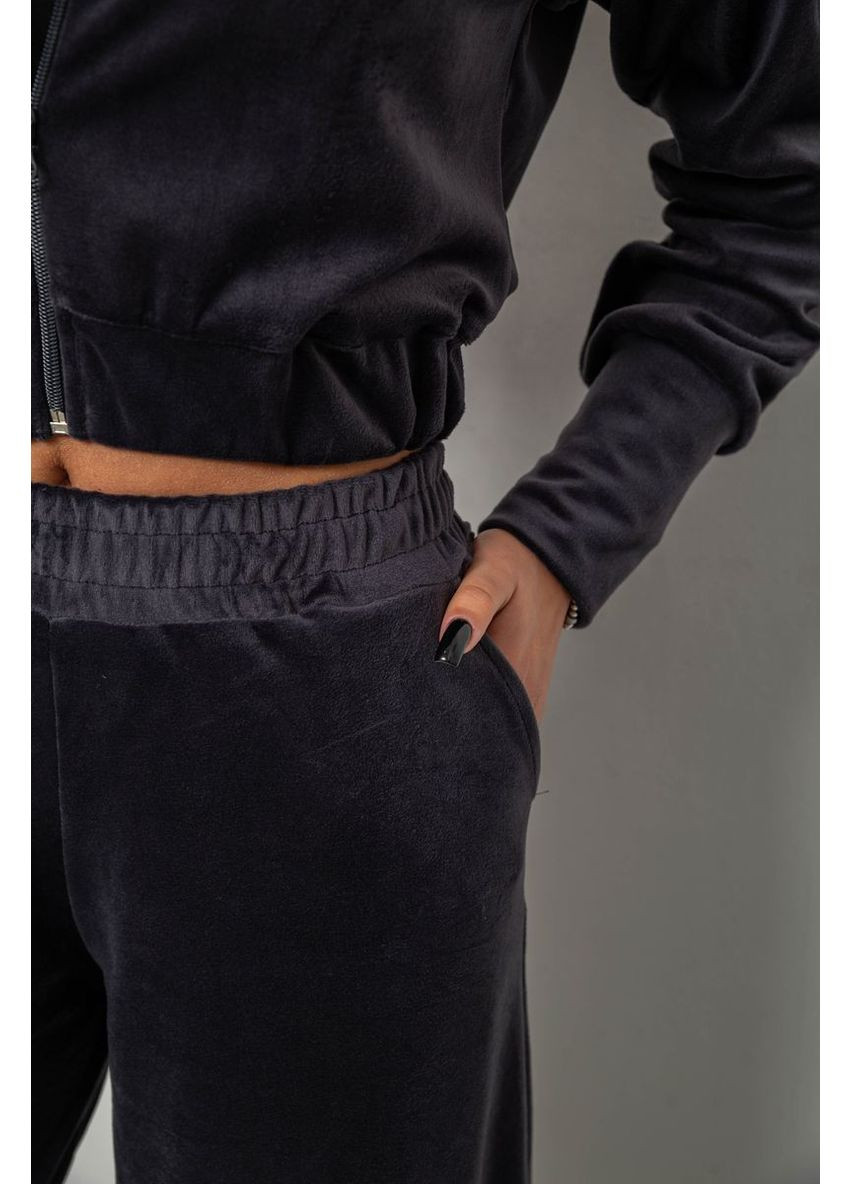 Спортивний костюм жіночий велюровий, колір синій, 257R4125 Ager (371780336)