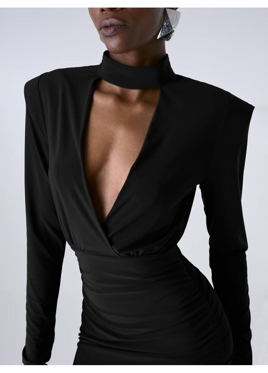 Черное праздничный, коктейльное, вечернее, кэжуал женское платье Asi.Store.ua