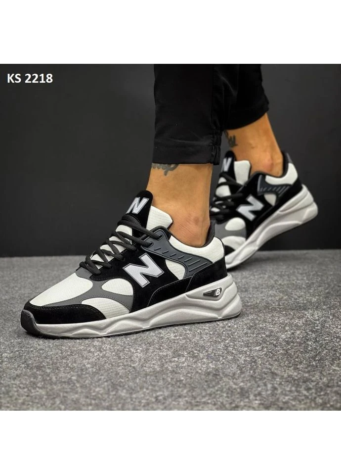 КРОССОВКИ ЖЕНСКИЕ NEW BALANCE BLACK GRAY НЬЮ БЕЛАНС No Brand чёрные демисезоны (368884848)